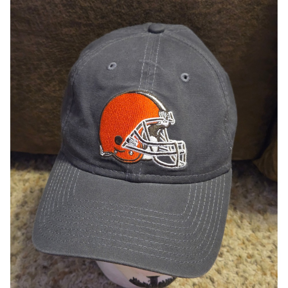 New Era Cleveland Browns Strapback Baseball Cap Adults One Size Gray‎